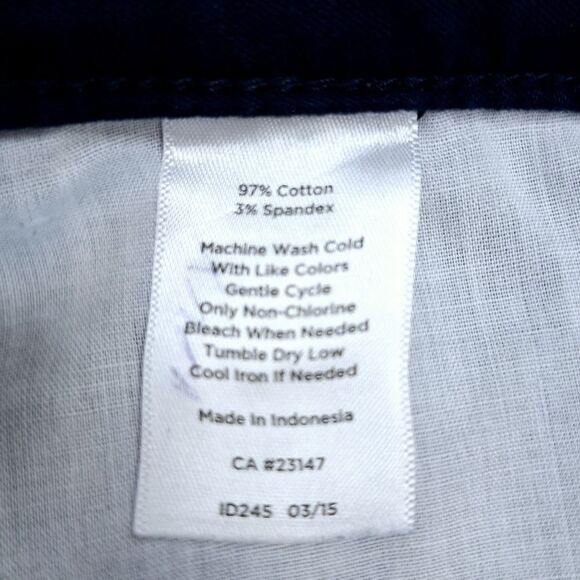 Talbots Petite Curvy Mid-Rise Lightweight Denim Jeans Dark Wash Sz 8P - Picture 6 of 14